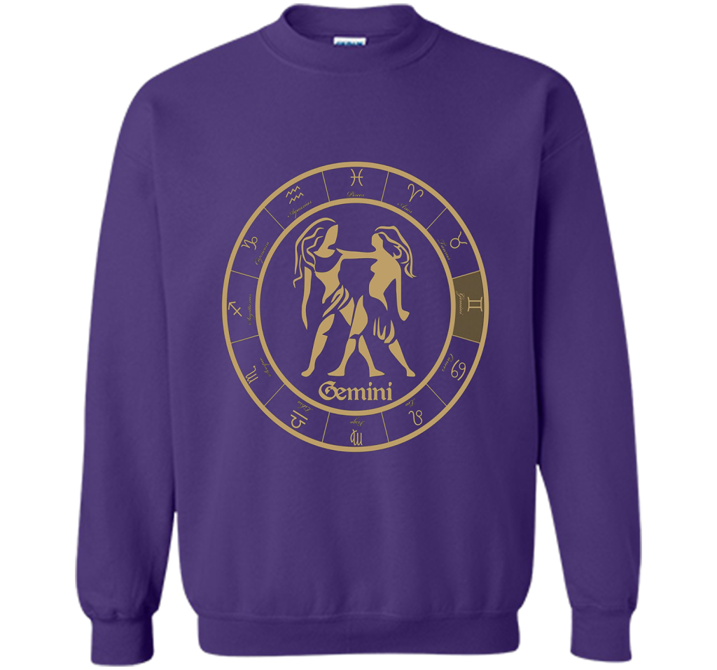 Gemini T-Shirt shirt Purple