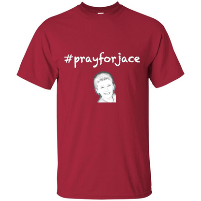 Pray for Jace T-shirt Cardinal