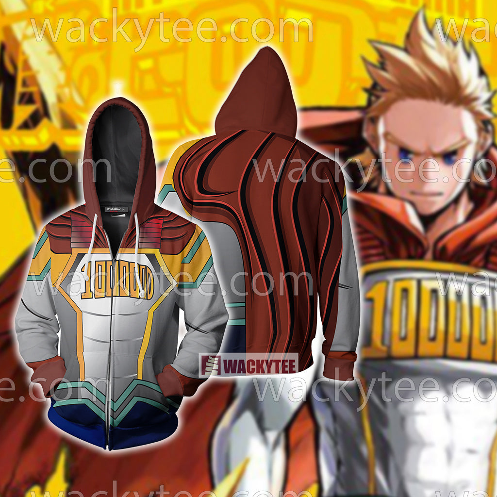 My Hero Academia Mirio Togata Cosplay Zip Up Hoodie Jacket 4XL