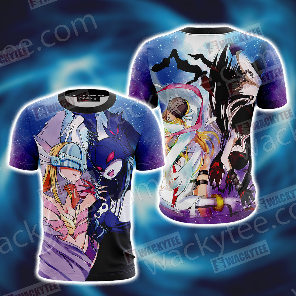 Digimon Angewomon And Ladydevimon 3D T-shirt T-shirt