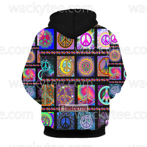 Peace Sign 3D Hoodie