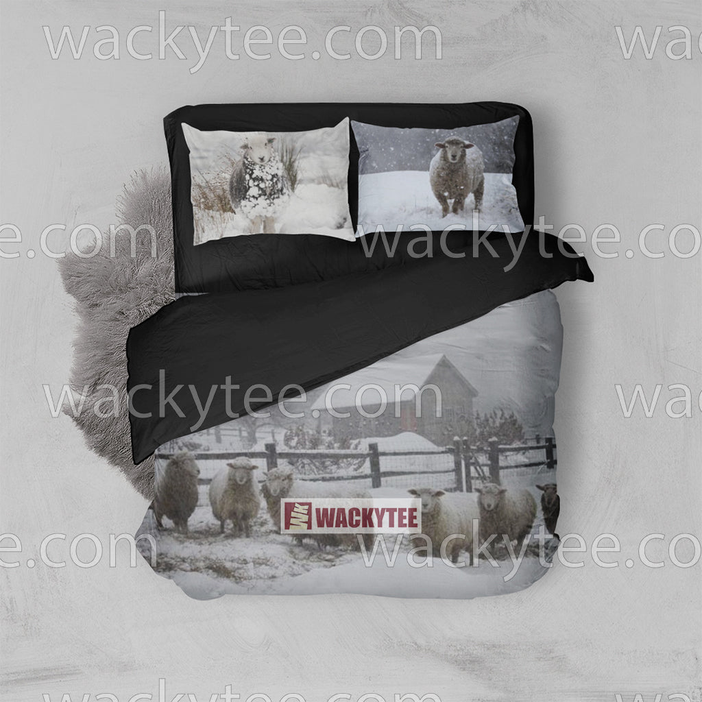 Sheep 3D Bed Set