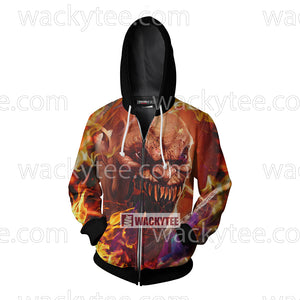 Mortal Kombat Baraka 3D Zip Hoodie Jacket