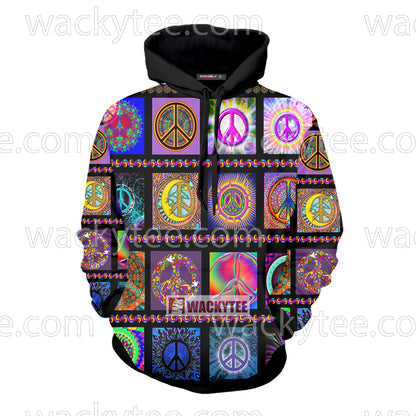 Peace Sign 3D Hoodie