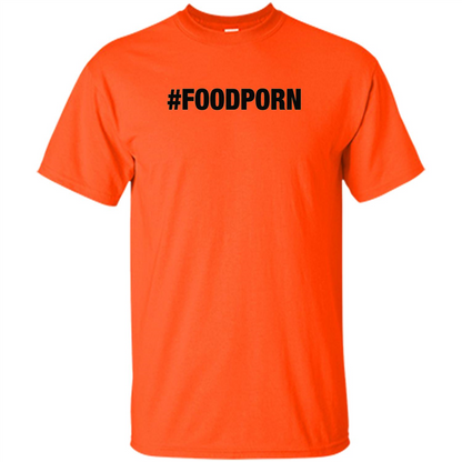 Foodporn T-shirt Orange