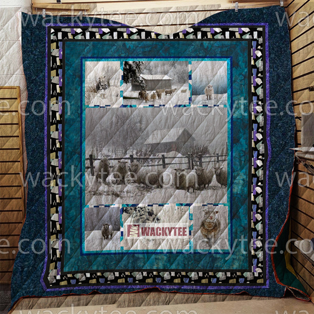 Sheep Quilt Blanket Queen (203x228CM)