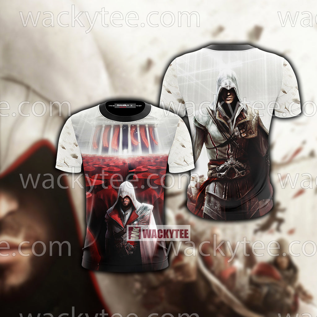 Assassin's Creed Brotherhood Ezio Auditore 3D T-shirt