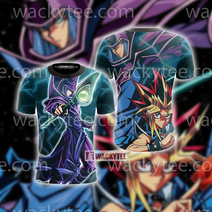 Yu Gi Oh! Yami Yugi And Dark Magician Unisex 3D T-shirt T-shirt