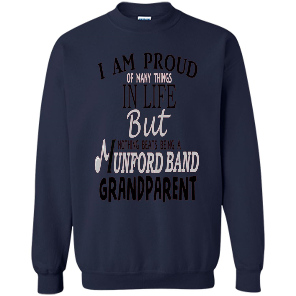 Proud Grandparent T-shirt Nothing Beats Being A Grandparent Navy