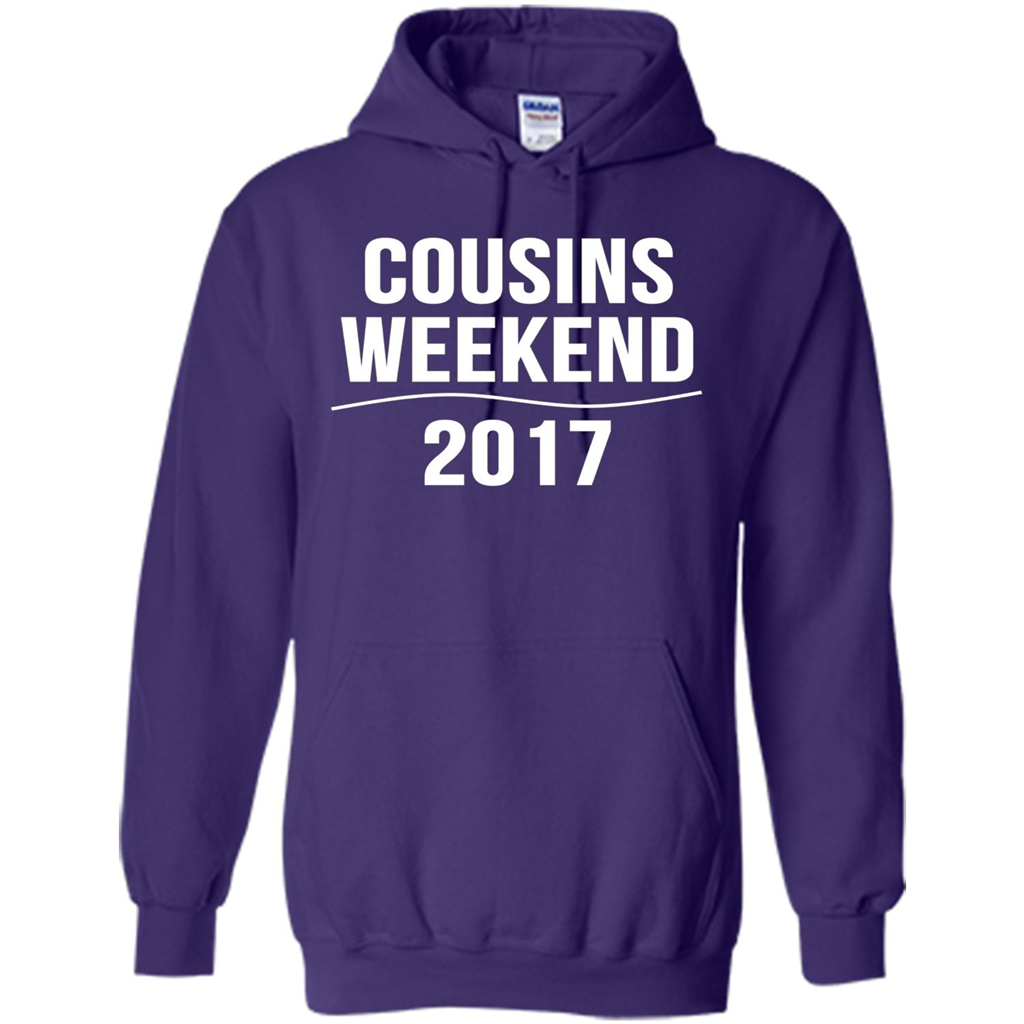 Family T-shirt Cousins Weekend 2017 Purple