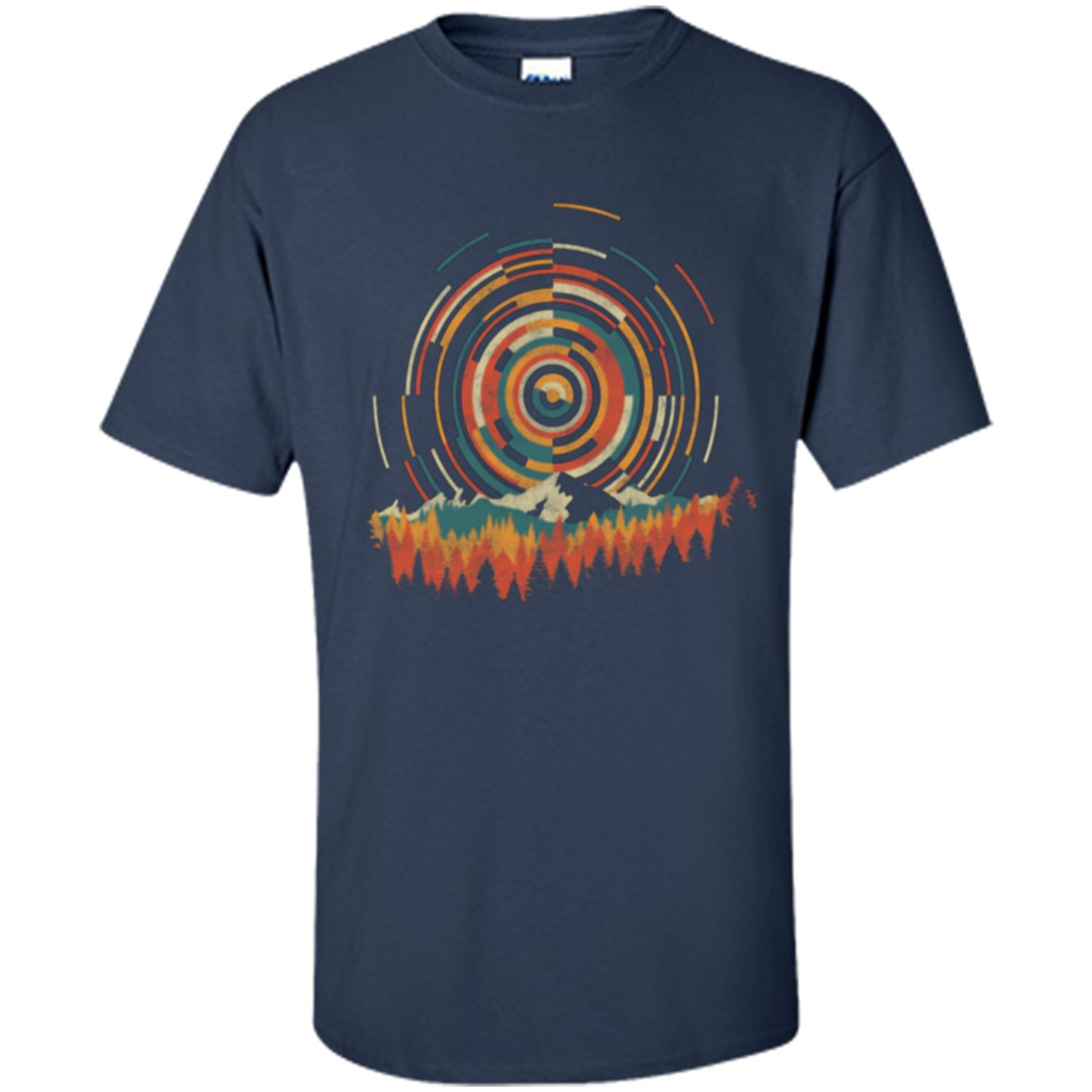 The Geometry Of Sunrise T-shirt Navy