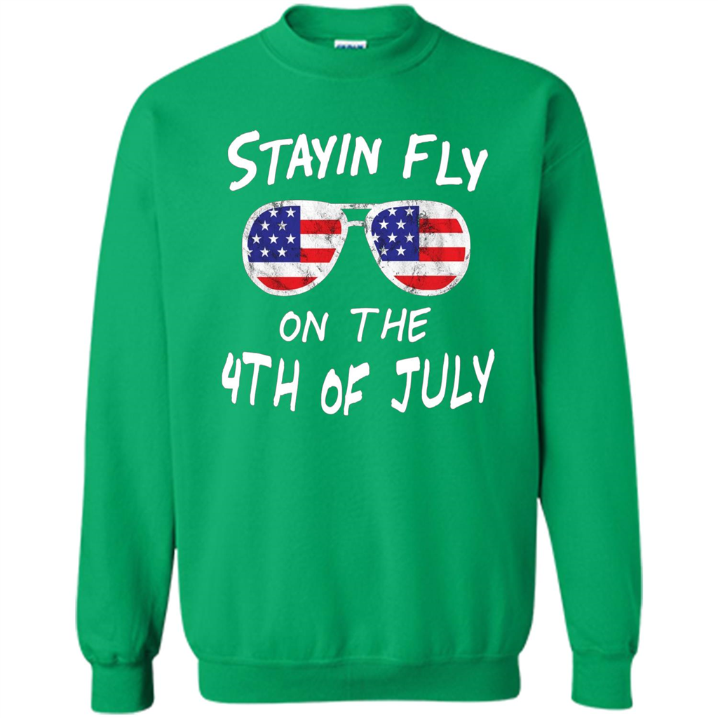 Independence Day T-shirt Stayin Fly On The 4th Of July Irish Green