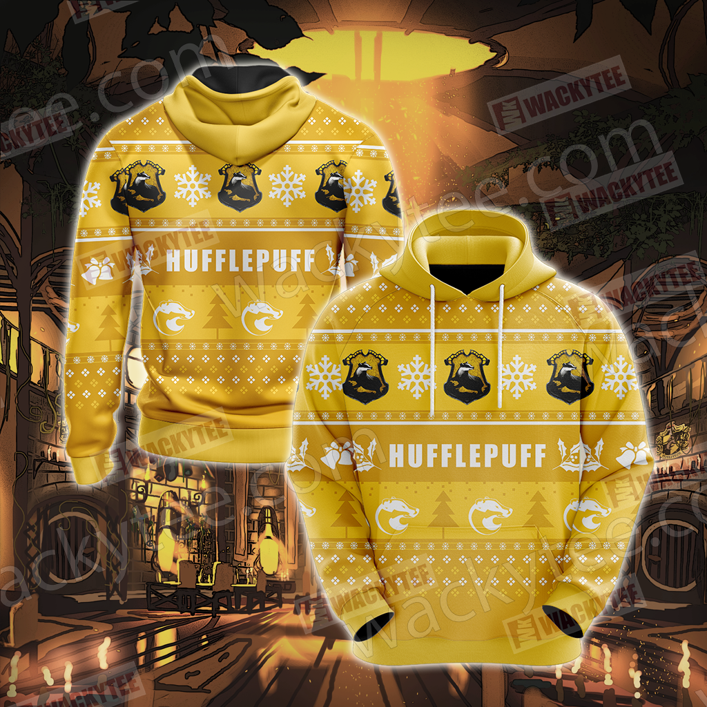 Harry Potter - Hufflepuff House New Version Unisex 3D Hoodie