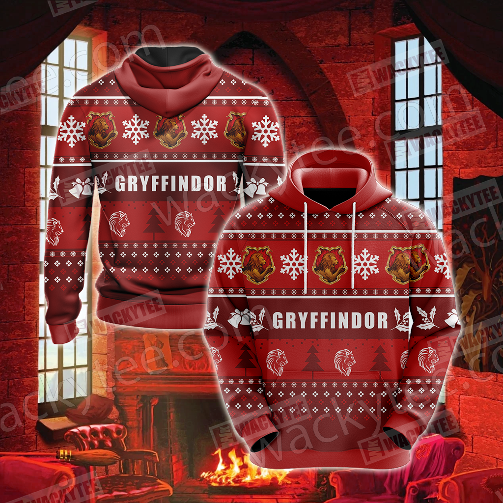 Harry Potter - Gryffindor House New Version Unisex 3D Hoodie