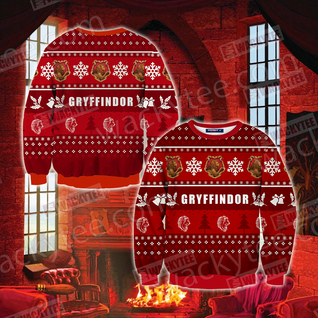 Harry Potter - Gryffindor House New Version Unisex 3D Sweater