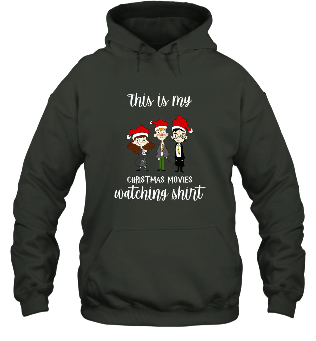 This Is My Christmas Movies Watching Shirt Harry Potter Fan Hoodie Hoodie Forest