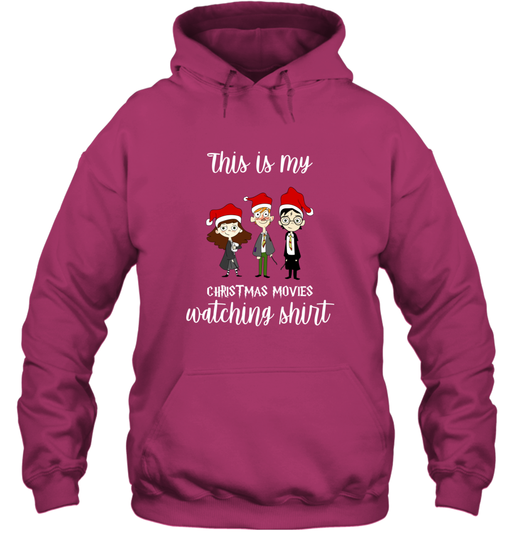 This Is My Christmas Movies Watching Shirt Harry Potter Fan Hoodie Hoodie Heliconia