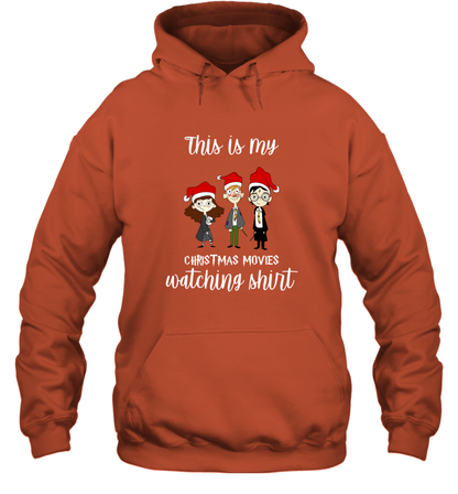 This Is My Christmas Movies Watching Shirt Harry Potter Fan Hoodie Hoodie Orange