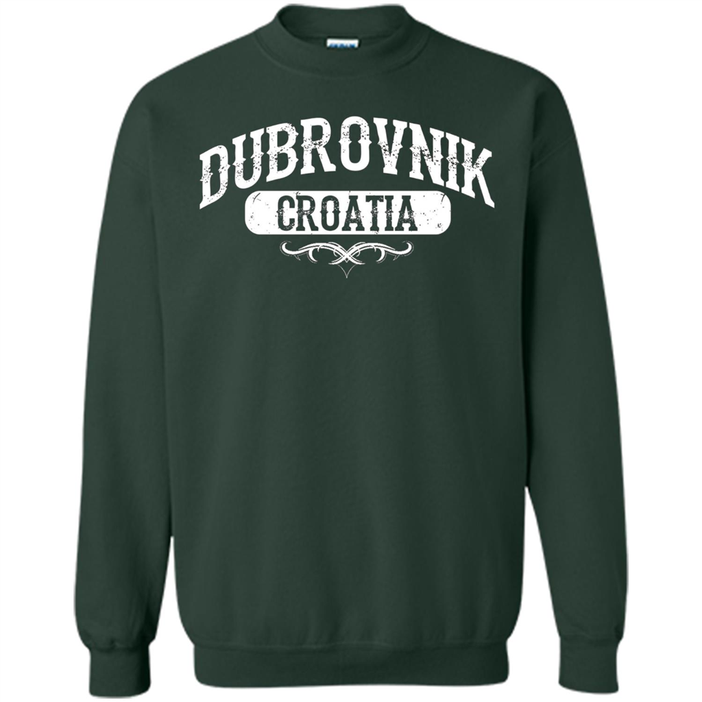 Dubrovnik Croatia T Shirt Forest Green