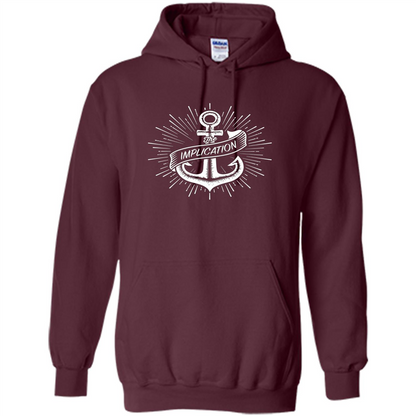 The Implication T-shirt Maroon