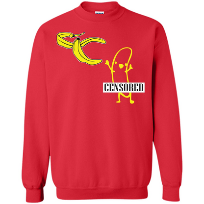 Banana T-shirt Censored T-shirt Red