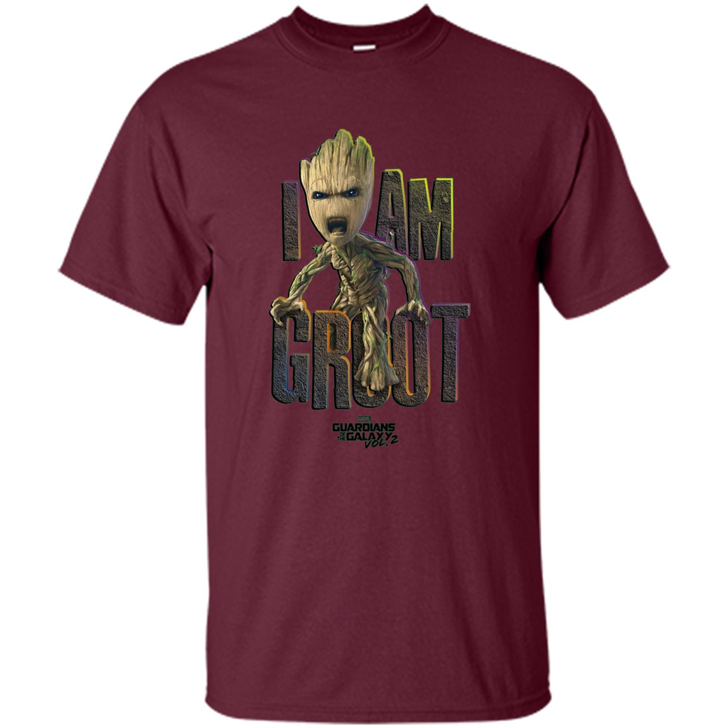 I AM GROOT T-Shirt Maroon