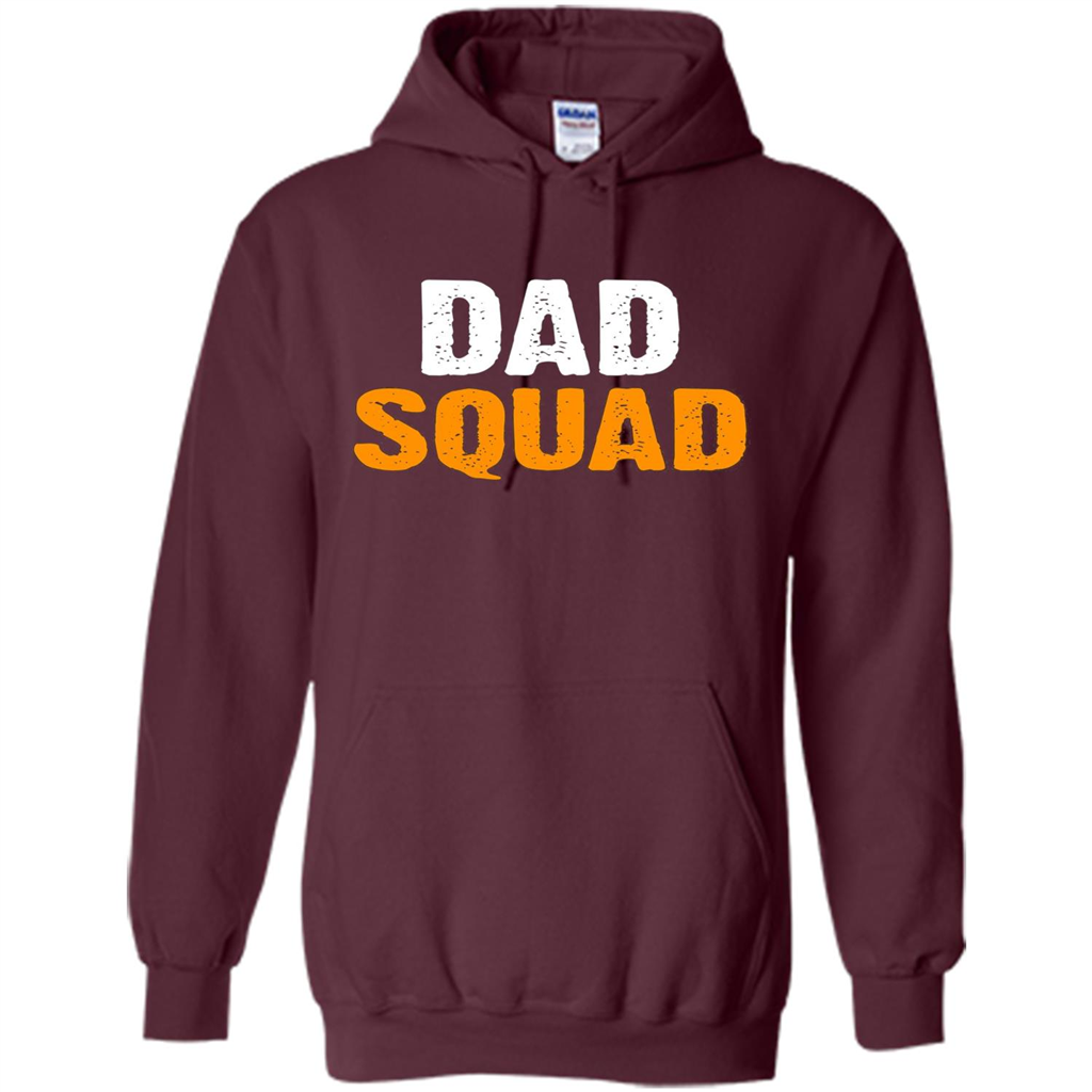 Fathers day T-shirt DAD Squad Funny T-Shirt Maroon