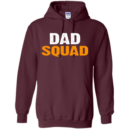 Fathers day T-shirt DAD Squad Funny T-Shirt Maroon