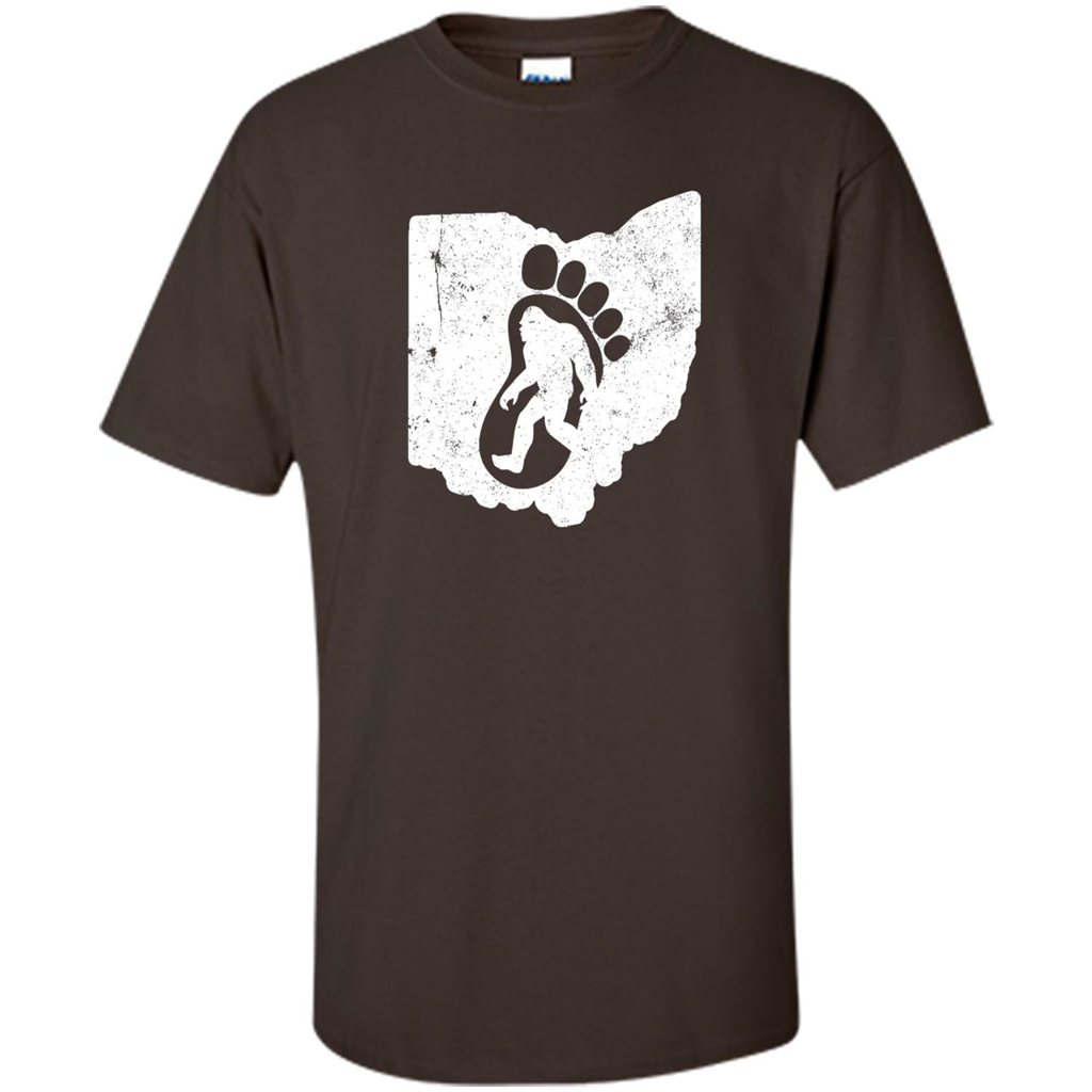 Ohio Hunting Bigfoot T-shirt Dark Chocolate