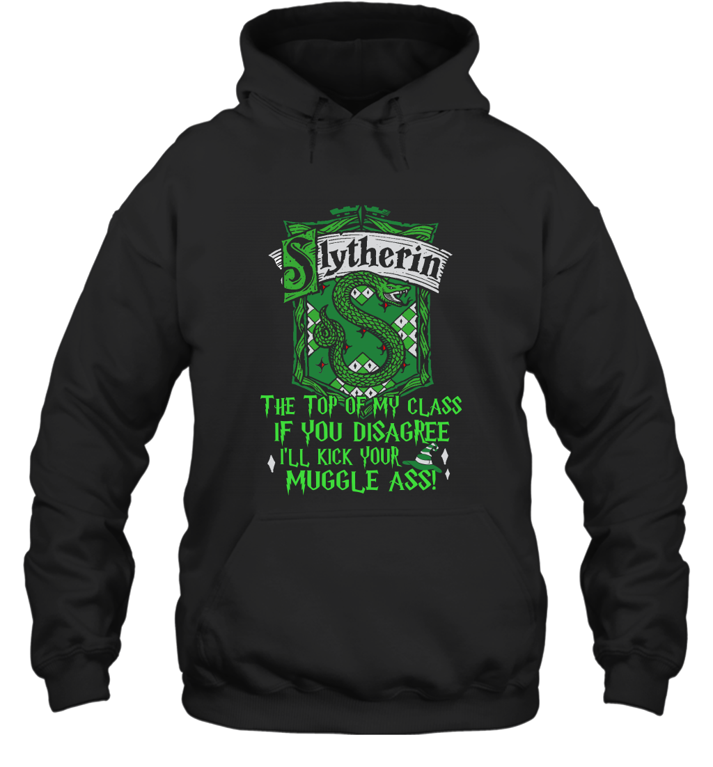 HP QUOTES SLYTHERIN Hoodie Hoodie Black