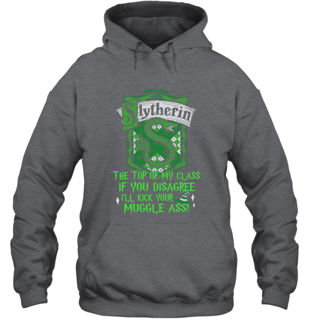 HP QUOTES SLYTHERIN Hoodie Hoodie Dark Heather