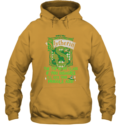 HP QUOTES SLYTHERIN Hoodie Hoodie Gold