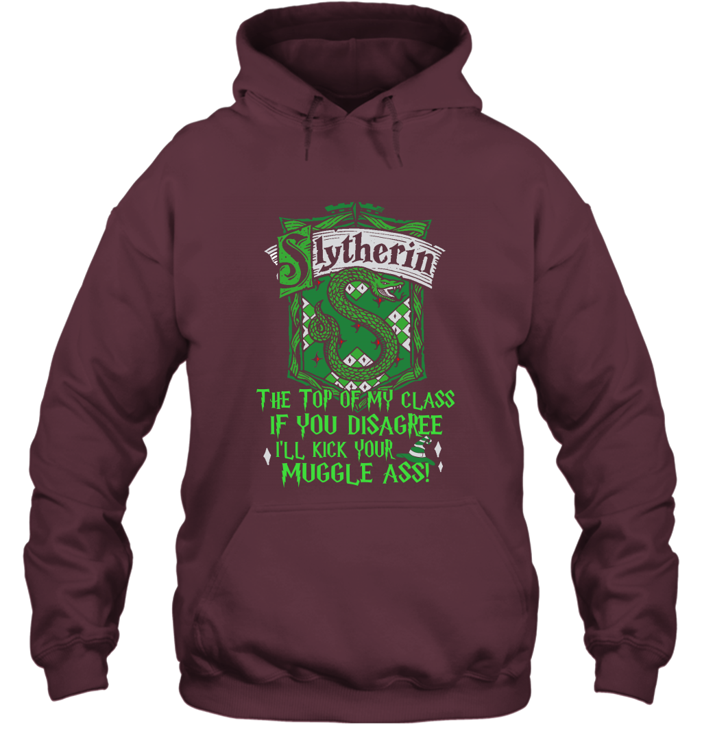 HP QUOTES SLYTHERIN Hoodie Hoodie Maroon