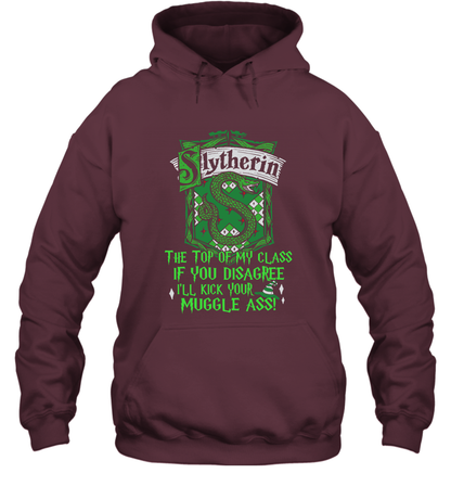 HP QUOTES SLYTHERIN Hoodie Hoodie Maroon