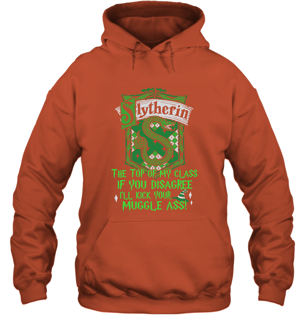 HP QUOTES SLYTHERIN Hoodie Hoodie Orange