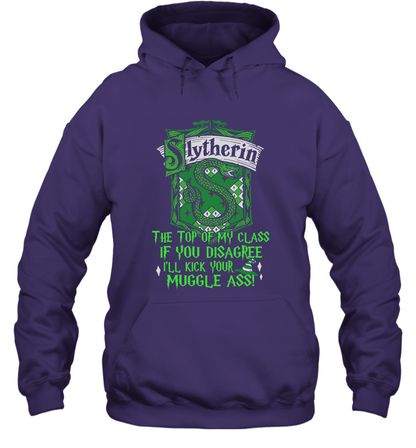 HP QUOTES SLYTHERIN Hoodie Hoodie Purple