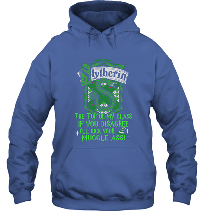 HP QUOTES SLYTHERIN Hoodie Hoodie Royal