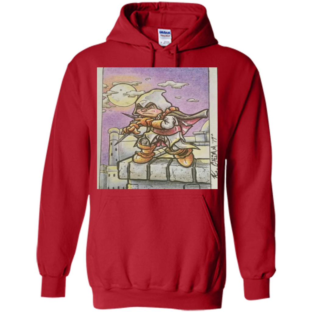 Assassin - Walk Under A Full Moon's Light T-Shirt Red