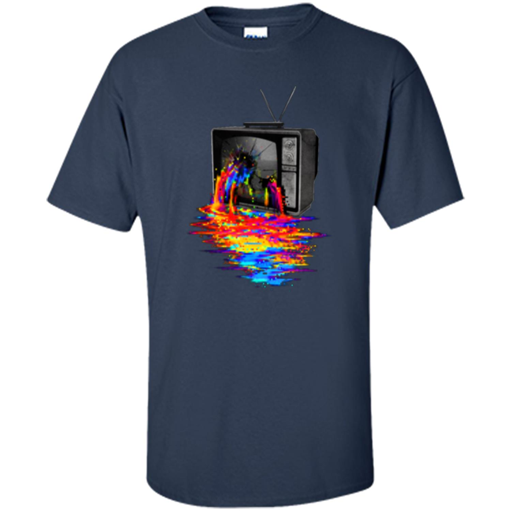Pixel Overload T-shirt Navy