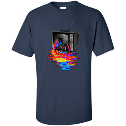 Pixel Overload T-shirt Navy