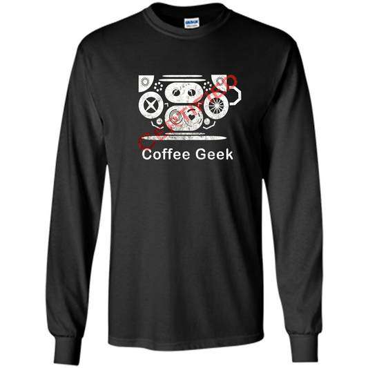 Coffee Lover T-shirt Certified Coffee Geek Black