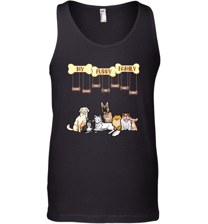 My Furry Family Tank Top Tank Top Black