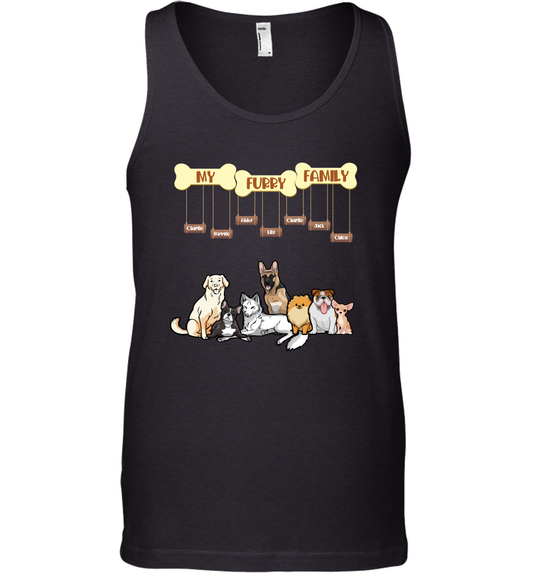 My Furry Family Tank Top Tank Top Black