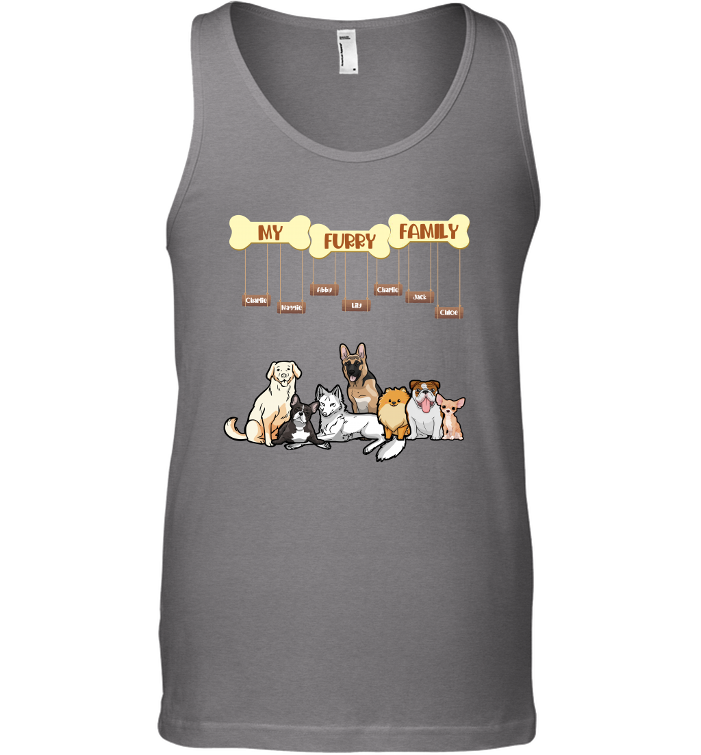 My Furry Family Tank Top Tank Top Graphite Heather