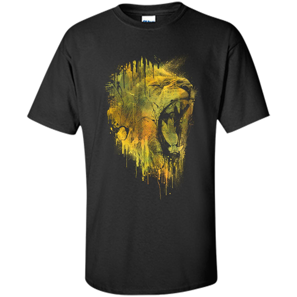 Lion Drip T-shirt Black