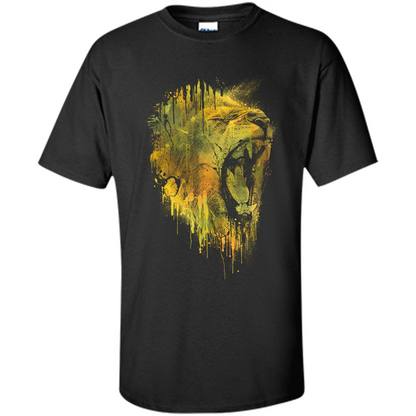 Lion Drip T-shirt Black