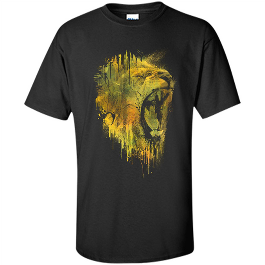 Lion Drip T-shirt Black