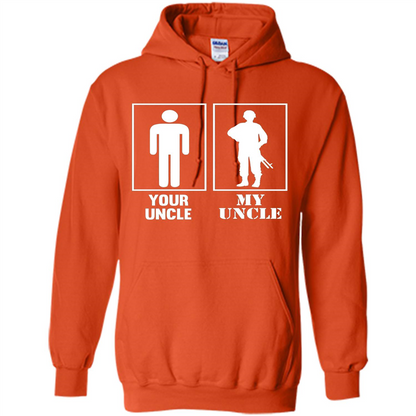 Your Uncle My Uncle Military Proud Army Navy Air Force T-shirt Orange
