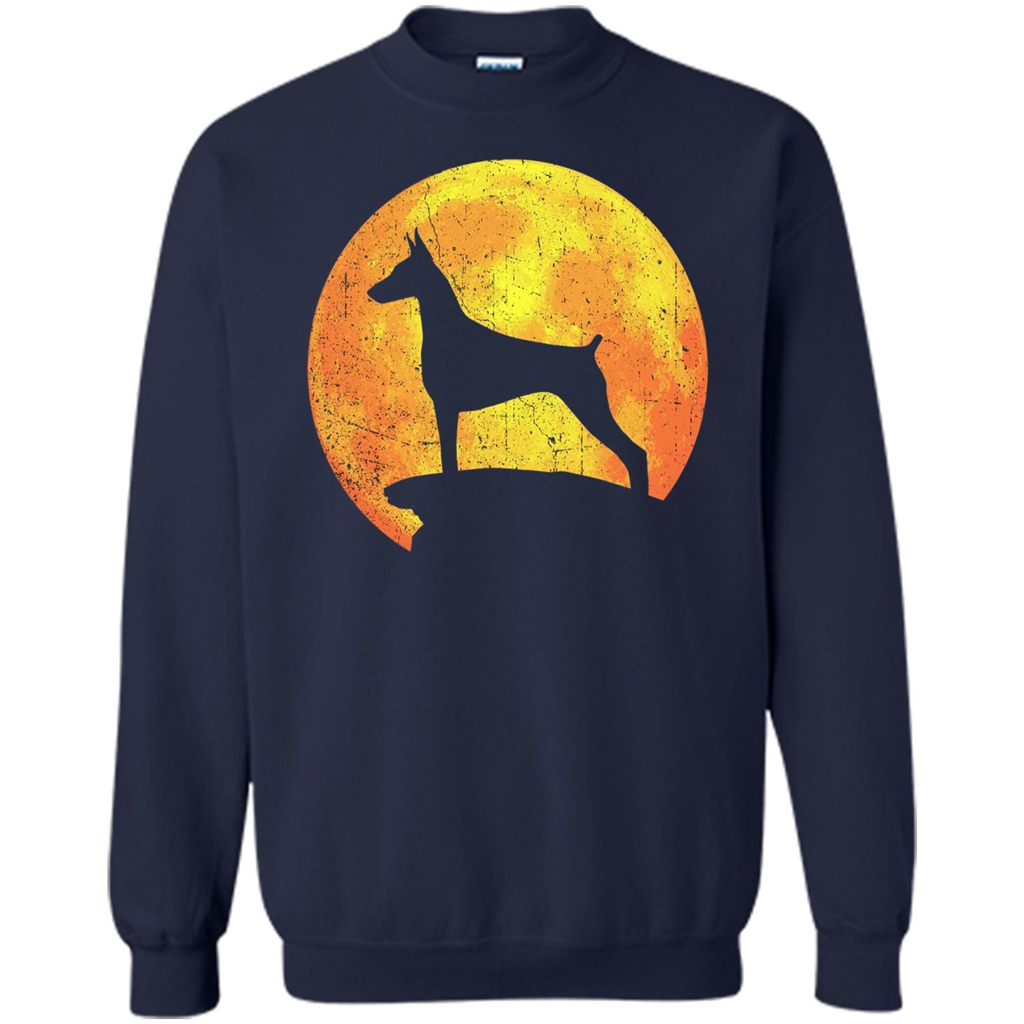 Dog Orange Halloween Costume T-shirt Navy