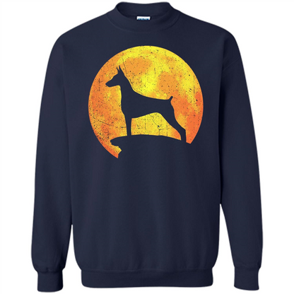 Dog Orange Halloween Costume T-shirt Navy